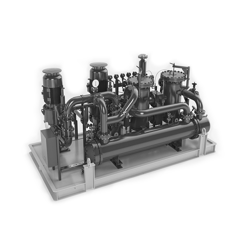 Oil supply system of main gearbox of an extruder line